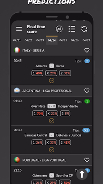 Soccer Predictions Screenshot 1 - AppWisp.com Soccer Predictions Screenshot 1 - AppWisp.com