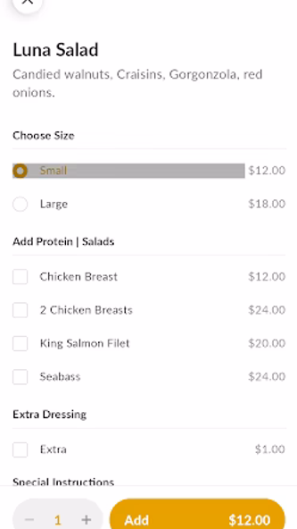 Luna Restaurant Screenshot 4 - AppWisp.com Luna Restaurant Screenshot 4 - AppWisp.com