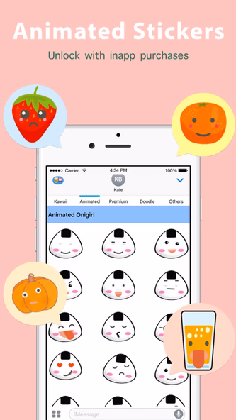 Kawaii Food Sticker Screenshot 3 - AppWisp.com