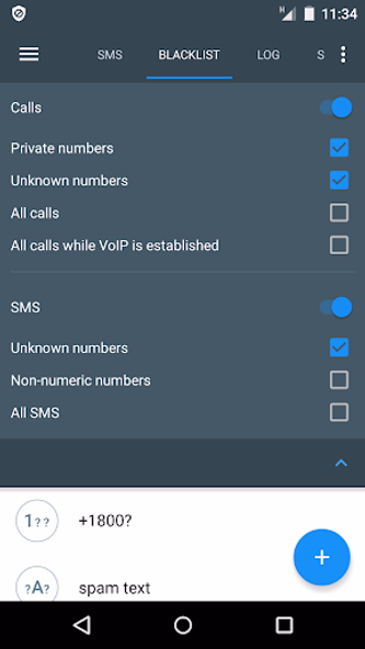 Calls Blacklist - Call Blocker Screenshot 2 - AppWisp.com Calls Blacklist - Call Blocker Screenshot 2 - AppWisp.com