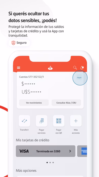 Santander Argentina Screenshot 3 - AppWisp.com Santander Argentina Screenshot 3 - AppWisp.com