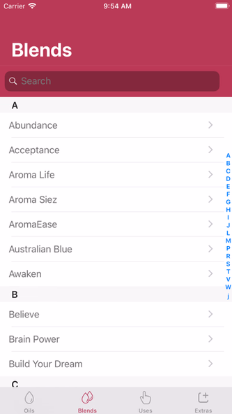 Essential Oils Guide + Screenshot 2 - AppWisp.com Essential Oils Guide + Screenshot 2 - AppWisp.com