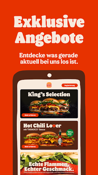 Burger King Deutschland Screenshot 2 - AppWisp.com Burger King Deutschland Screenshot 2 - AppWisp.com