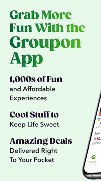 Groupon – Deals & Coupons Screenshot 1 - AppWisp.com Groupon – Deals & Coupons Screenshot 1 - AppWisp.com
