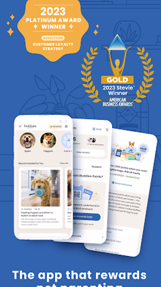 Buddies – Pet Care & Rewards Screenshot 1 - AppWisp.com Buddies – Pet Care & Rewards Screenshot 1 - AppWisp.com