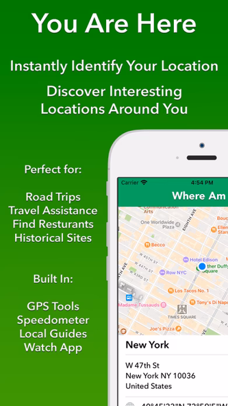 Where Am I - Find My Address Screenshot 1 - AppWisp.com Where Am I - Find My Address Screenshot 1 - AppWisp.com
