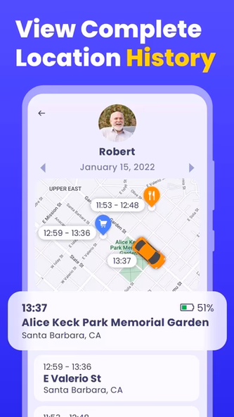 Phone Tracker: Family Tracker Screenshot 2 - AppWisp.com Phone Tracker: Family Tracker Screenshot 2 - AppWisp.com