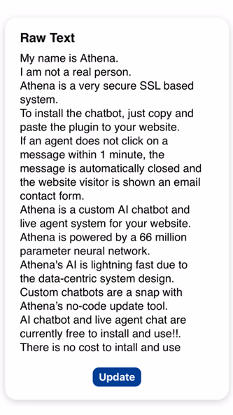 Chatbot Athena Screenshot 3 - AppWisp.com Chatbot Athena Screenshot 3 - AppWisp.com