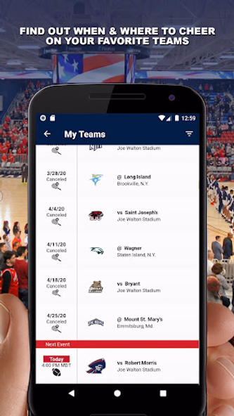RMU Athletics Gameday Screenshot 2 - AppWisp.com RMU Athletics Gameday Screenshot 2 - AppWisp.com