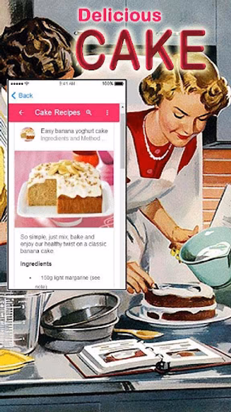 Easy Cake Recipes Screenshot 2 - AppWisp.com Easy Cake Recipes Screenshot 2 - AppWisp.com