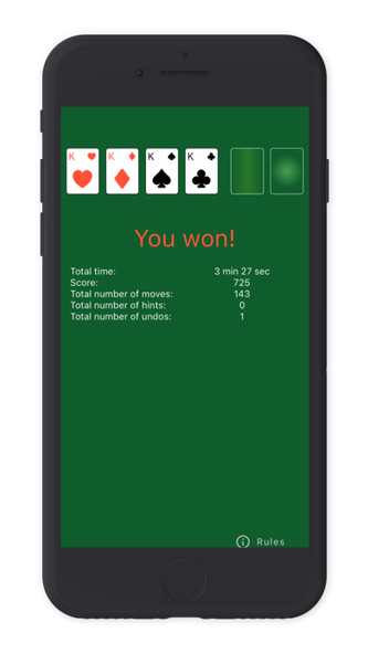 Solitaire - No Ads Screenshot 4 - AppWisp.com Solitaire - No Ads Screenshot 4 - AppWisp.com