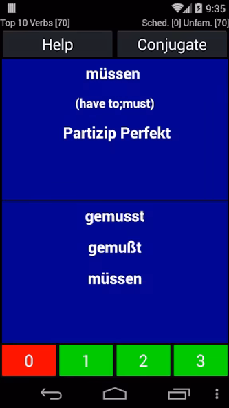 German Verb Trainer Screenshot 3 - AppWisp.com German Verb Trainer Screenshot 3 - AppWisp.com