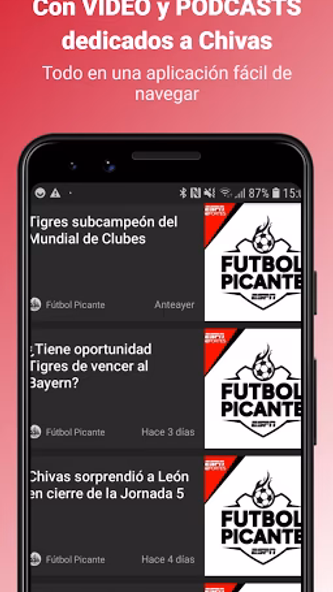 Chivas de Guadalajara Noticias Screenshot 4 - AppWisp.com Chivas de Guadalajara Noticias Screenshot 4 - AppWisp.com