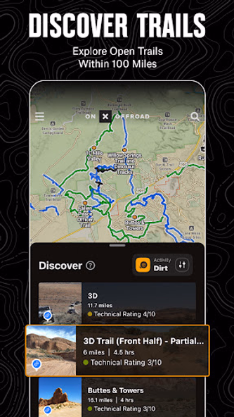 onX Offroad: Trail Maps & GPS Screenshot 1 - AppWisp.com onX Offroad: Trail Maps & GPS Screenshot 1 - AppWisp.com