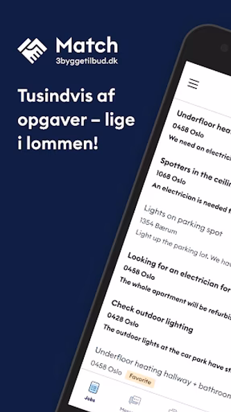 MATCH Håndværker Screenshot 1 - AppWisp.com MATCH Håndværker Screenshot 1 - AppWisp.com