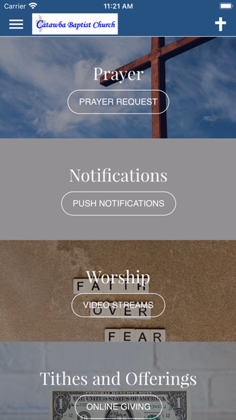 Catawba Baptist Church Screenshot 1 - AppWisp.com Catawba Baptist Church Screenshot 1 - AppWisp.com