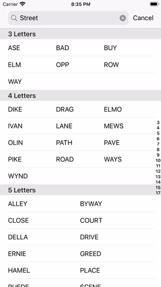 Crossword Clue Solver Screenshot 4 - AppWisp.com Crossword Clue Solver Screenshot 4 - AppWisp.com