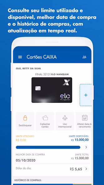 Cartões CAIXA Screenshot 3 - AppWisp.com Cartões CAIXA Screenshot 3 - AppWisp.com