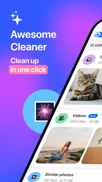 Awesome Cleaner: Clean Storage Screenshot 1 - AppWisp.com Awesome Cleaner: Clean Storage Screenshot 1 - AppWisp.com