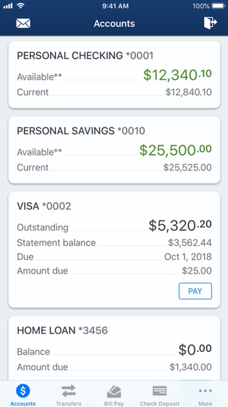 Wright-Patt CU Mobile Banking Screenshot 2 - AppWisp.com Wright-Patt CU Mobile Banking Screenshot 2 - AppWisp.com