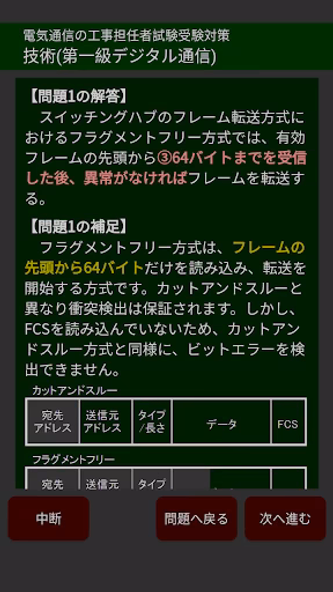 技術(第一級デジタル)- 電気通信の工事担任者試験対策 Screenshot 2 - AppWisp.com 技術(第一級デジタル)- 電気通信の工事担任者試験対策 Screenshot 2 - AppWisp.com