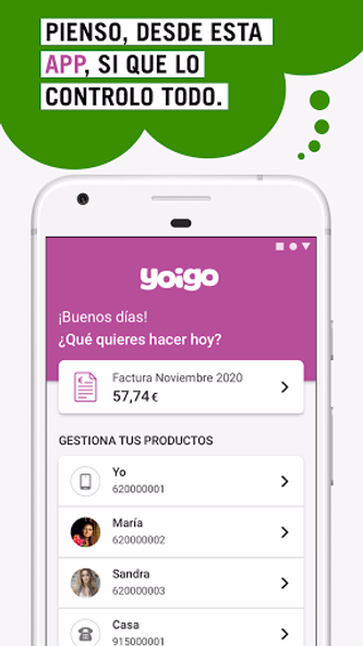 Mi Yoigo - Área de cliente Screenshot 1 - AppWisp.com Mi Yoigo - Área de cliente Screenshot 1 - AppWisp.com