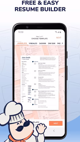 ResumeChef: build & design CVs Screenshot 1 - AppWisp.com ResumeChef: build & design CVs Screenshot 1 - AppWisp.com