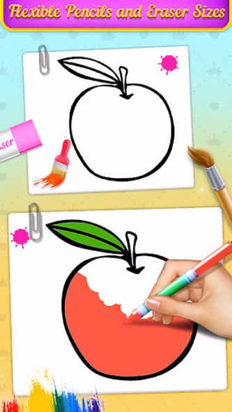 Fruits Coloring Book & Drawing Screenshot 4 - AppWisp.com