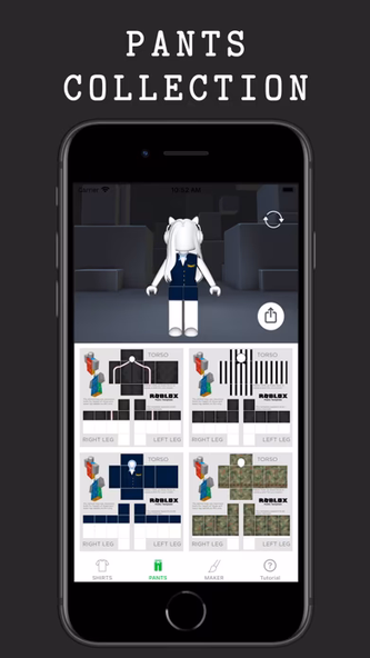 MakerBlox Clothes maker Roblox Screenshot 3 - AppWisp.com MakerBlox Clothes maker Roblox Screenshot 3 - AppWisp.com