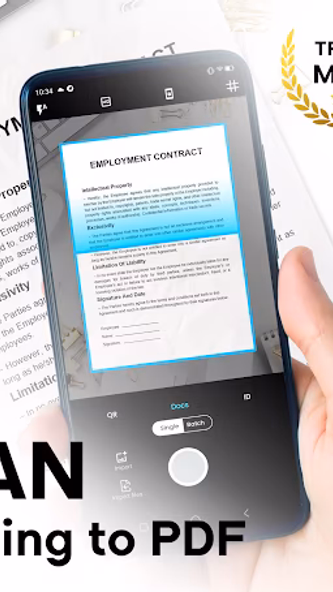PDF Scanner - Document Scanner Screenshot 1 - AppWisp.com PDF Scanner - Document Scanner Screenshot 1 - AppWisp.com