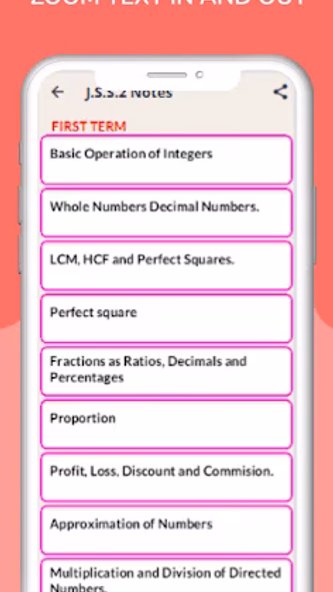 Mathematics Notes (J.S.S 1-3) Screenshot 3 - AppWisp.com Mathematics Notes (J.S.S 1-3) Screenshot 3 - AppWisp.com