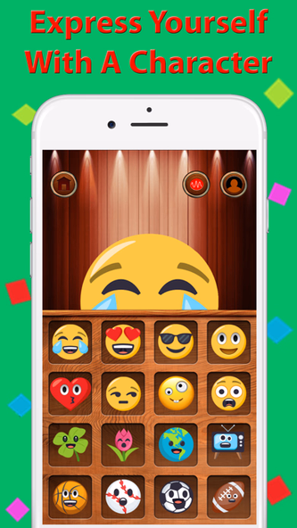 Talking Emoji Me Face Maker Screenshot 1 - AppWisp.com Talking Emoji Me Face Maker Screenshot 1 - AppWisp.com