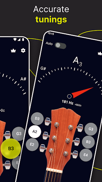 Guitar Tuner - Simple Tuners Screenshot 3 - AppWisp.com Guitar Tuner - Simple Tuners Screenshot 3 - AppWisp.com
