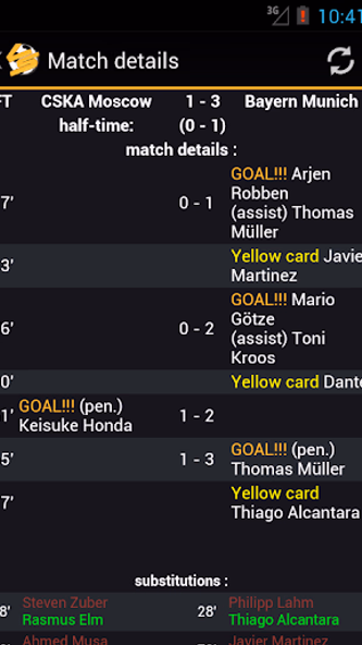 LiveScore Football Screenshot 3 - AppWisp.com