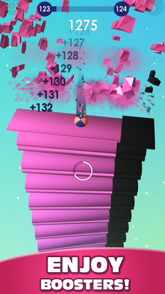Stack Ball 3D: Bricks breaker Screenshot 3 - AppWisp.com Stack Ball 3D: Bricks breaker Screenshot 3 - AppWisp.com