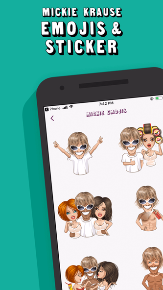 Mickie Krause Emoji App Screenshot 1 - AppWisp.com Mickie Krause Emoji App Screenshot 1 - AppWisp.com