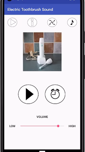 Electric Toothbrush Sound Screenshot 1 - AppWisp.com Electric Toothbrush Sound Screenshot 1 - AppWisp.com