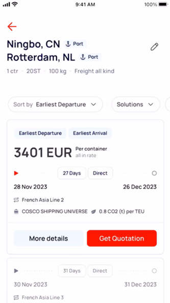 CMA CGM Screenshot 3 - AppWisp.com CMA CGM Screenshot 3 - AppWisp.com
