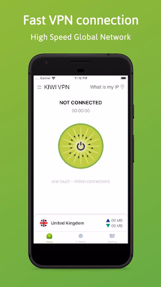 Kiwi VPN Connection IP Changer Screenshot 1 - AppWisp.com Kiwi VPN Connection IP Changer Screenshot 1 - AppWisp.com