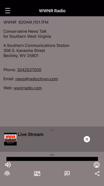 News Talk 620 WWNR Screenshot 3 - AppWisp.com News Talk 620 WWNR Screenshot 3 - AppWisp.com