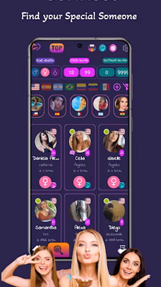 Meet People - Chat and Flirt Screenshot 1 - AppWisp.com Meet People - Chat and Flirt Screenshot 1 - AppWisp.com