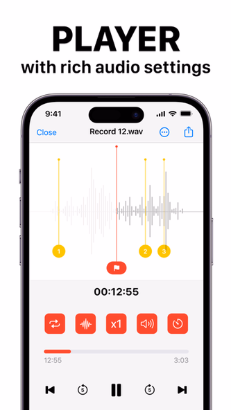 Voice Recorder & Memos Screenshot 3 - AppWisp.com Voice Recorder & Memos Screenshot 3 - AppWisp.com