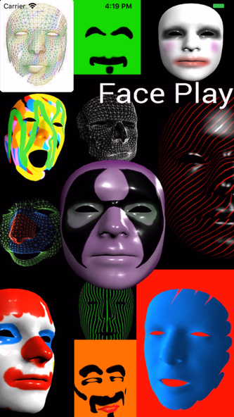 Face Play: The AR Mask Creator Screenshot 1 - AppWisp.com Face Play: The AR Mask Creator Screenshot 1 - AppWisp.com