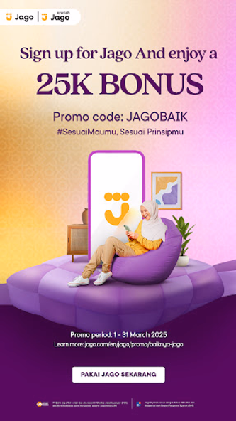 Bank Jago/Jago Syariah Screenshot 1 - AppWisp.com Bank Jago/Jago Syariah Screenshot 1 - AppWisp.com