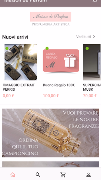 Maison de Parfum Screenshot 1 - AppWisp.com Maison de Parfum Screenshot 1 - AppWisp.com