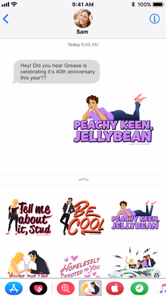 Official Grease Stickers Screenshot 2 - AppWisp.com Official Grease Stickers Screenshot 2 - AppWisp.com