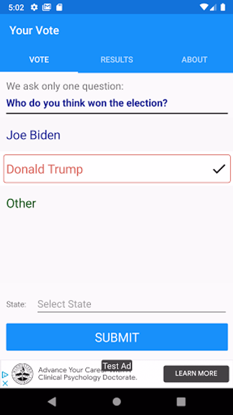 Vote 2020 Screenshot 4 - AppWisp.com Vote 2020 Screenshot 4 - AppWisp.com