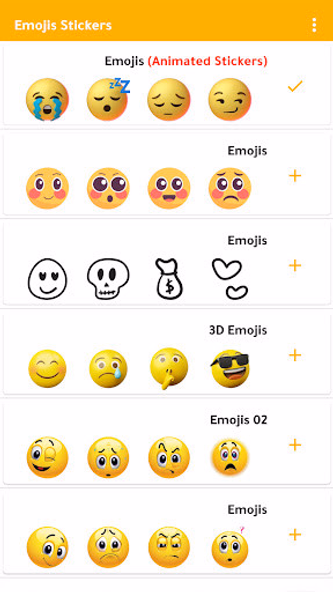 Emoji Stickers WASticker Screenshot 2 - AppWisp.com Emoji Stickers WASticker Screenshot 2 - AppWisp.com