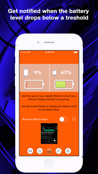 Remote Battery Level for Watch Screenshot 3 - AppWisp.com Remote Battery Level for Watch Screenshot 3 - AppWisp.com