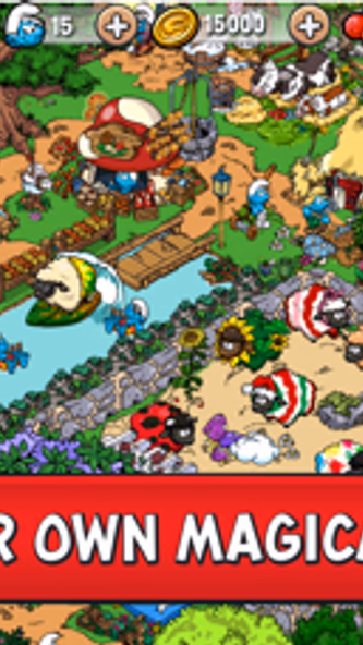 Smurfs' Village Screenshot 2 - AppWisp.com Smurfs' Village Screenshot 2 - AppWisp.com